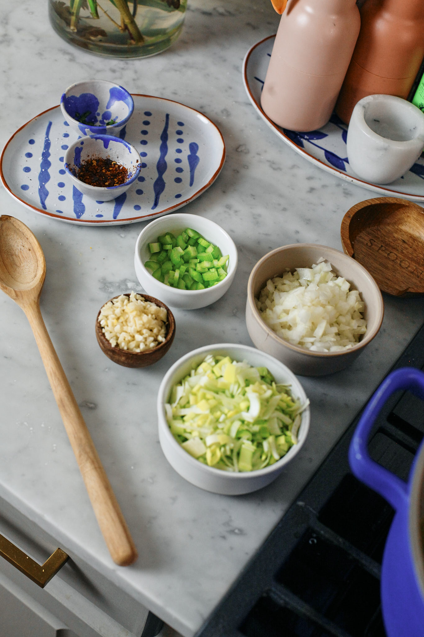 prep for tuscan tortellini soup