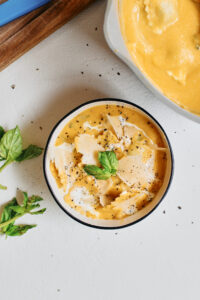 butternut ravioli soup