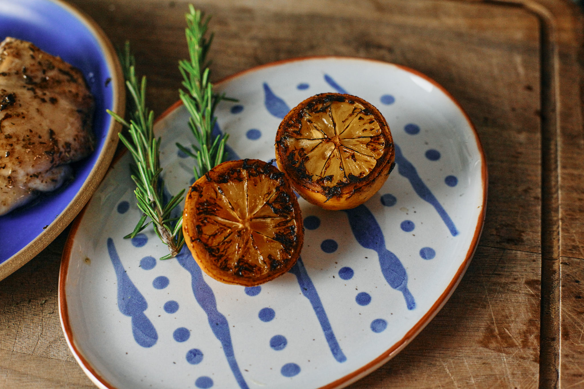 caramelized lemon halves