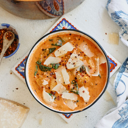 creamy gnocchi soup with italian sausage