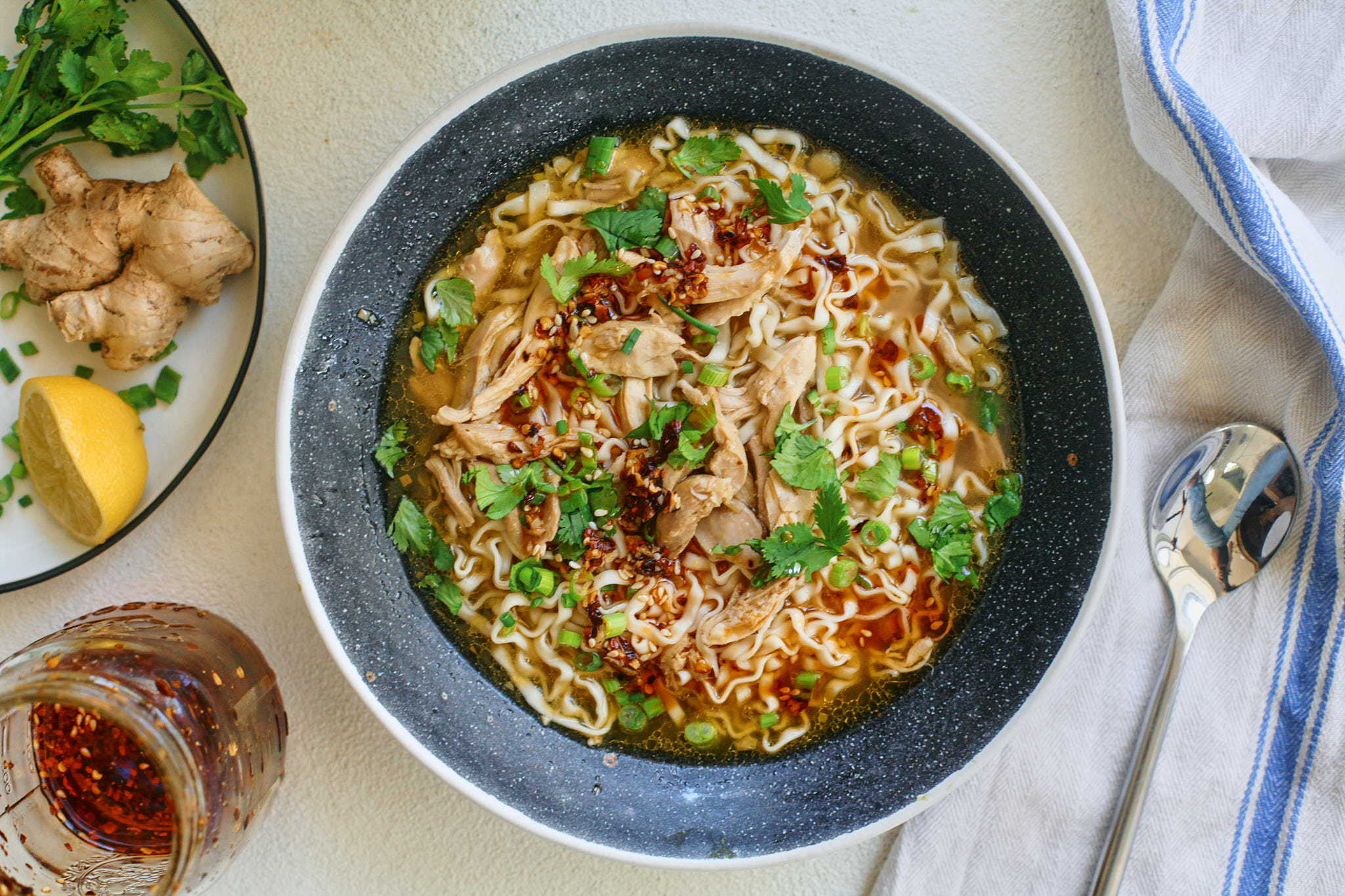 ginger chicken noodle soup