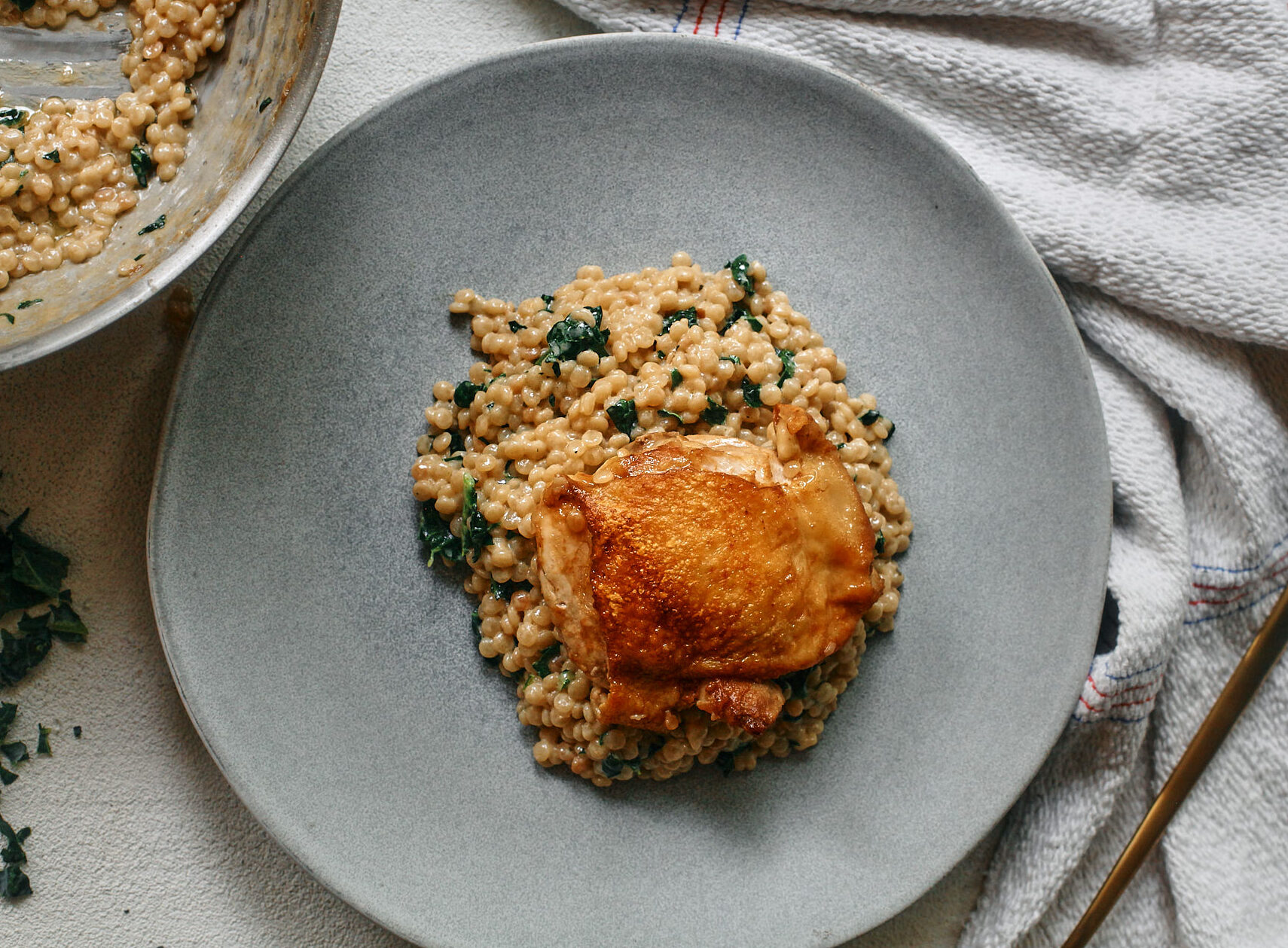 one pan creamy boursin chicken with pearl