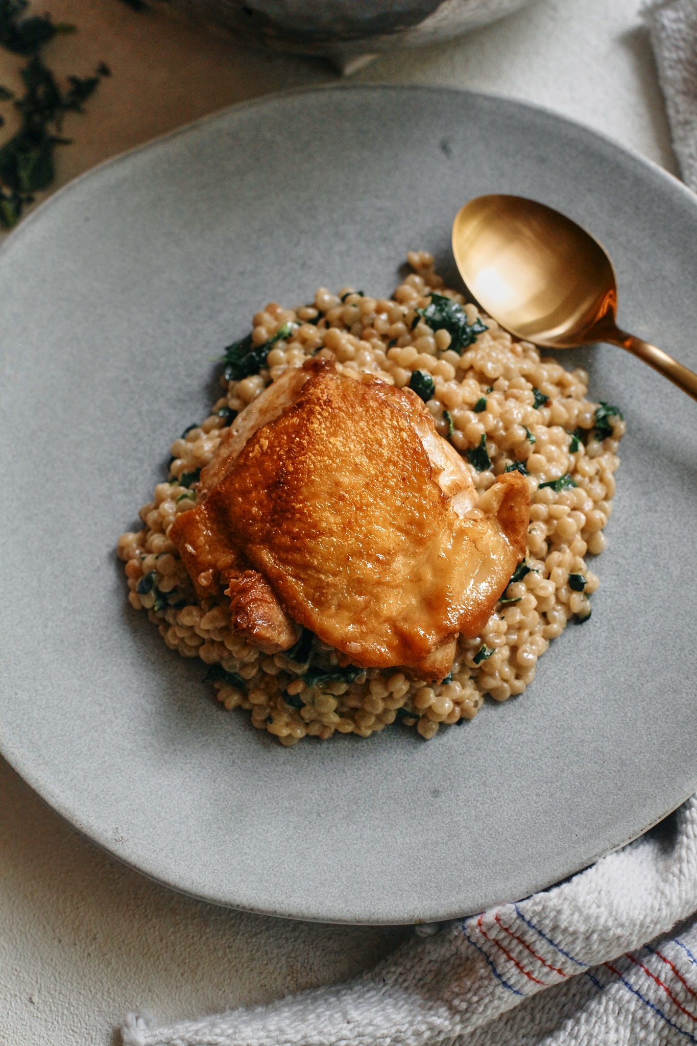 one pan creamy boursin chicken
