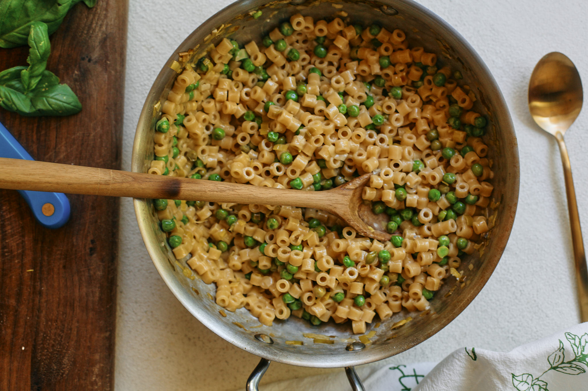 spring pea pasta