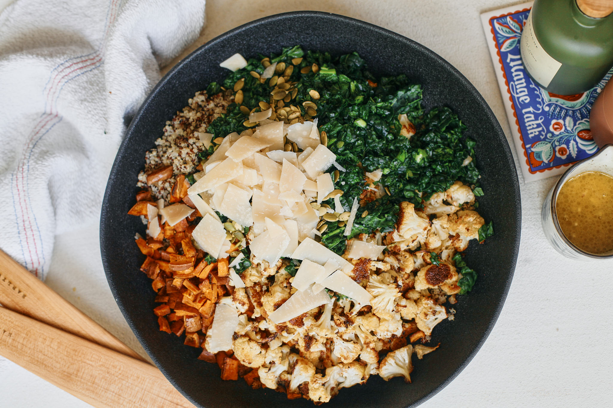 Harvest Salad 3 harvest quinoa grain bowl