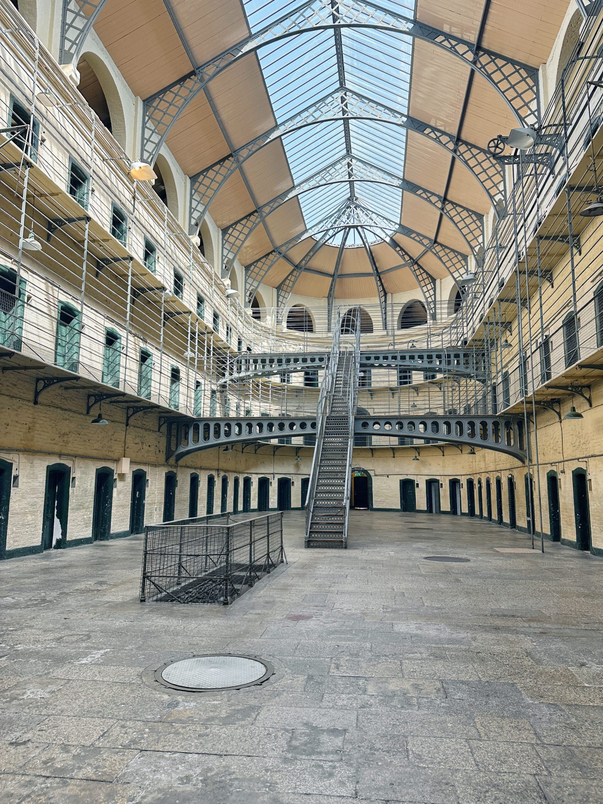 Interior photo of Kilmainham Gaol