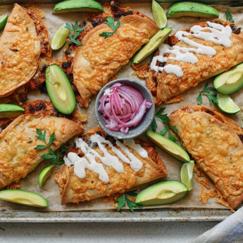 sweet potato sheet pan tacos